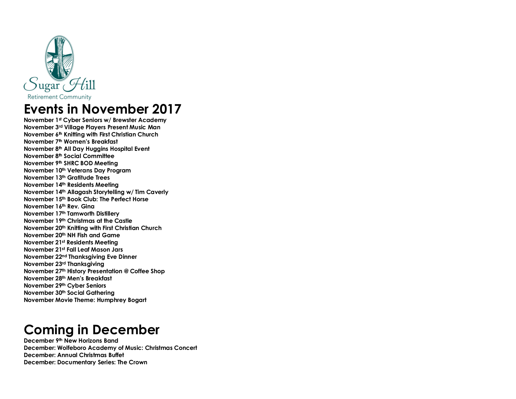 Sugar Hill Retirement Community Senior Living Community Assisted Living, Nursing Home